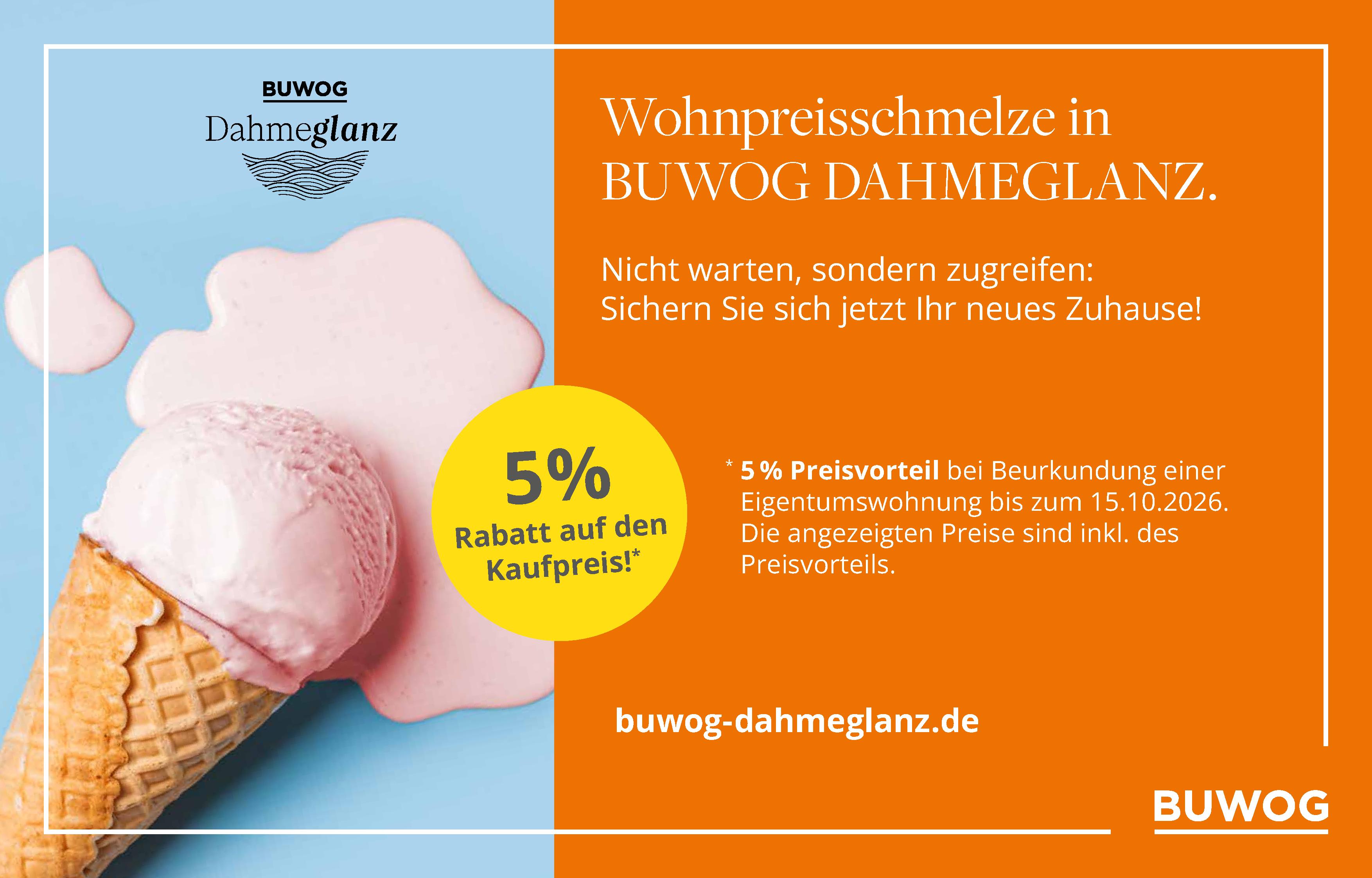 Aktion 5% Rabatt auf den Kaufpreis
