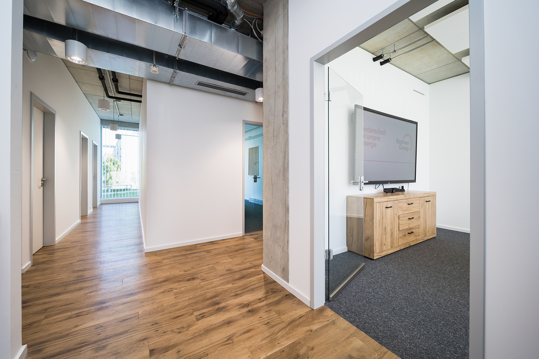 Büroansicht des Neubauprojekts Hofmark am Olympiapark in München