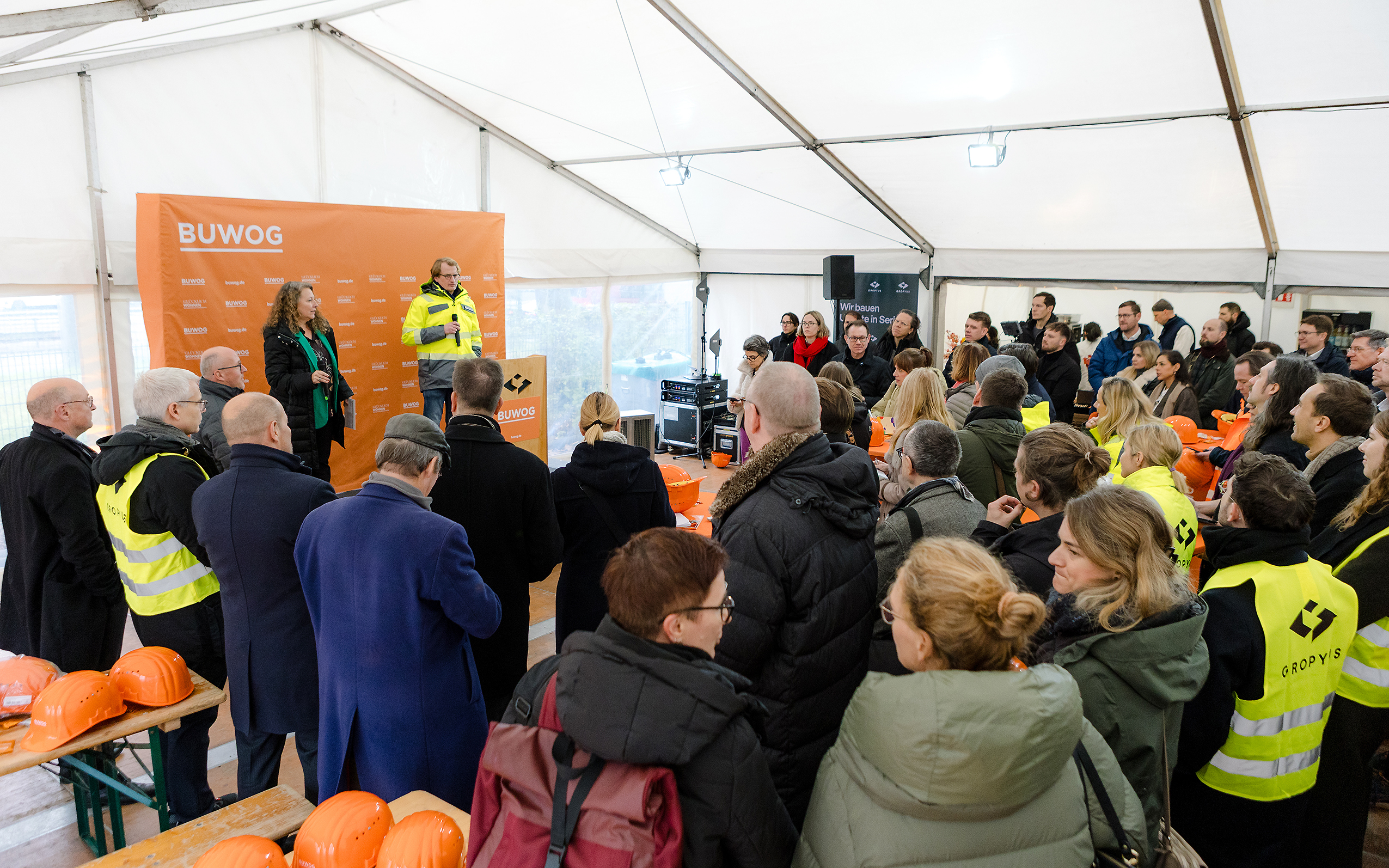 Construction site party Schlichtallee 2.12.25