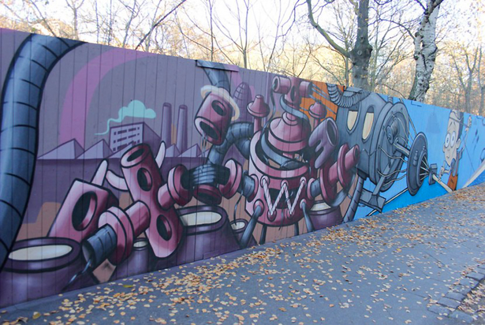 Wohnwerk goes Streetart: 2017 - Fünf Künstler aus Berlin