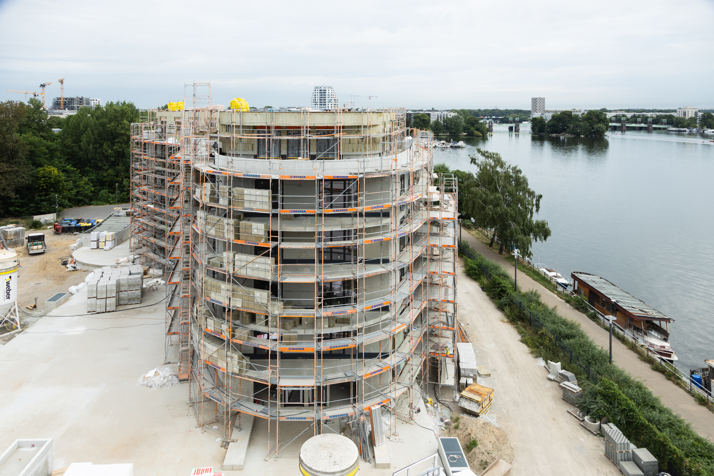 Baustelle von BUWOG Havelbogen