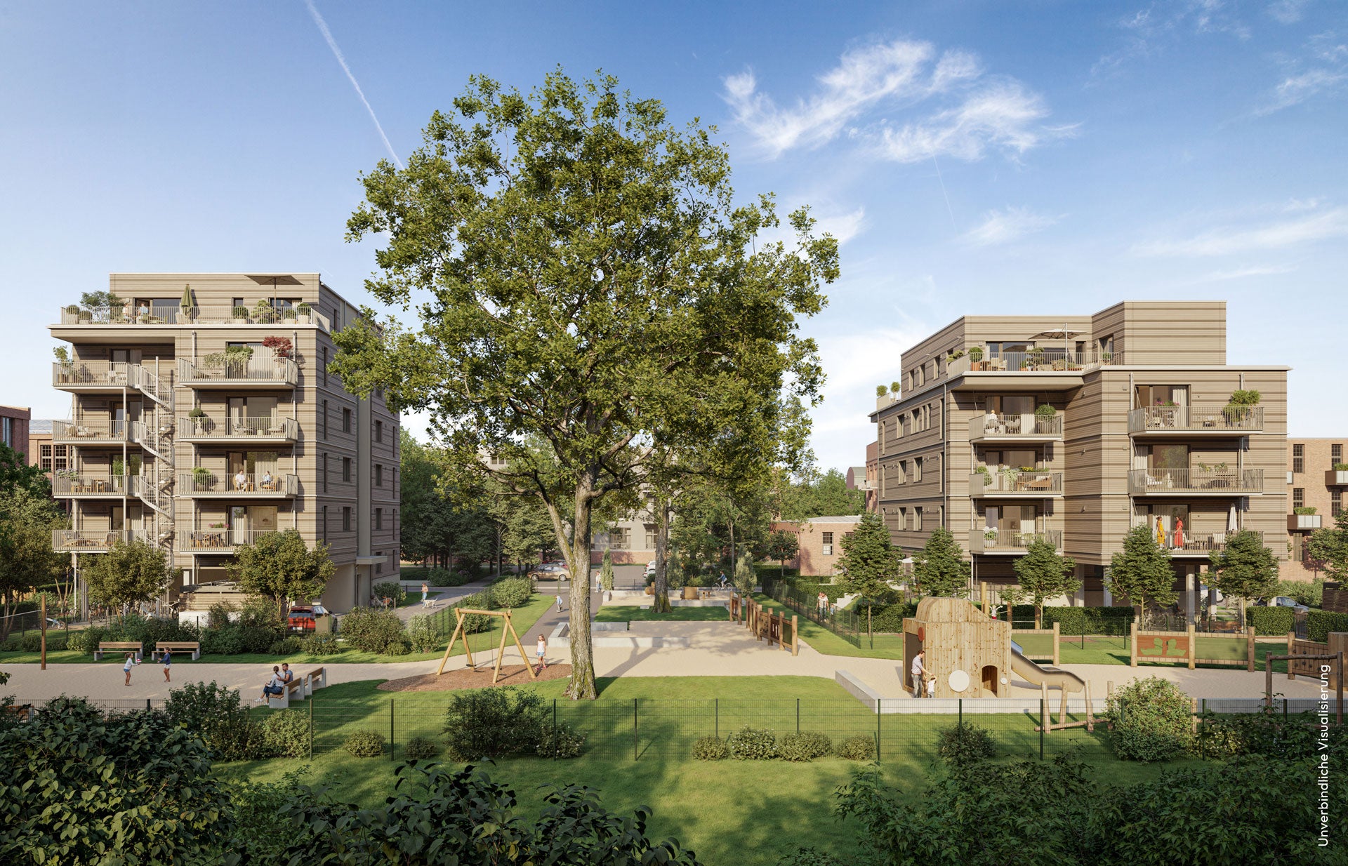 Visualisierung des Neubauprojekts BUWOG ARBOR in Berlin-Köpenick